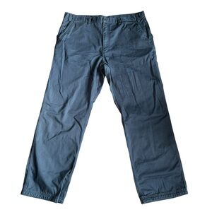 Duluth Trading Gray Carpenter Pants 100% Cotton Work Men’s Size 42X32.